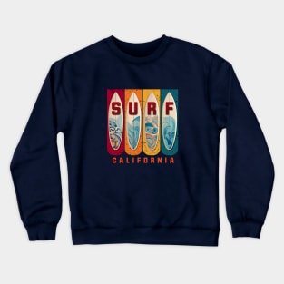 Surf California Crewneck Sweatshirt